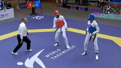  کسب مدال برنز علی خوش روش مقابل حریف آذربایجان