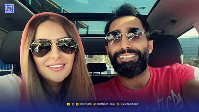  سمانه پاکدل و همسرش هادی کاظمی در اکران فیلم پول و پارتی با استایل کژوال و راحت و اکسسوری‌های منطبق با استایل