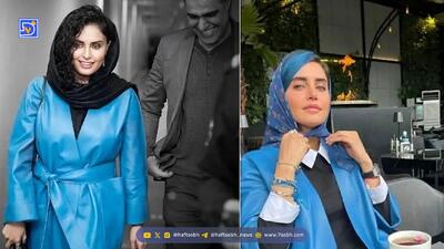  الناز شاکردوست در کنسرت مهران مدیری؛ گوشواره‌هایی به رنگ چشم‌هایش + ویدیو