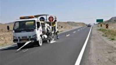  انجام ۱۲۰۰ کیلومتر خط کشی در محور‌های خراسان جنوبی