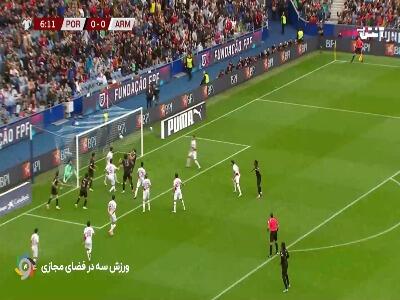  گل اول پرتغال توسط رناتو ویگا در دقیقه 7