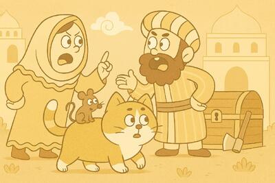  گربه تبر دزد! 