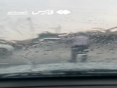  فیلم/ خدمت‌رسانی راهور اهواز زیر باران