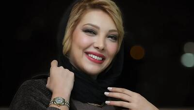  درخشش «صدف اسپهبدی» برنده جایزه با استایل  مونوکروم قهوه‌ای  و موهای بلوند! (عکس)