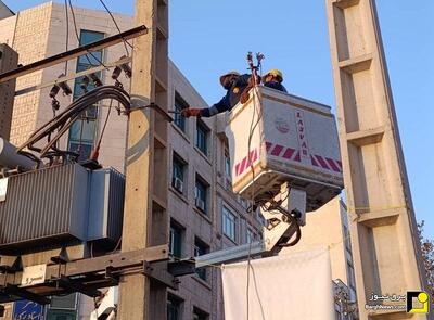  بهسازی شبکه برق منطقه سعادت‌آباد تهران