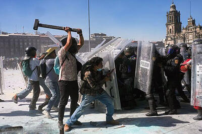  طغیان نسل زد علیه فساد در مکزیکوسیتی