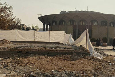  تخریب حوض تئاتر شهر تکذیب شد