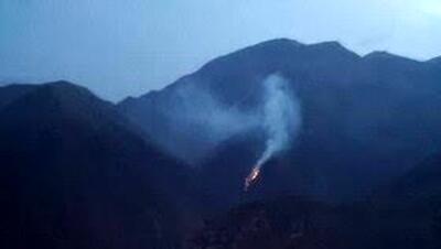  اعزام بالگرد برای خاموش کردن آتش جنگل‌های مرزن آباد