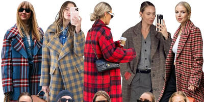  استایلی مدرن با پالتوهای بلند چهارخانه؛ ترکیبی از جسارت و خلاقیت - چی بپوشم