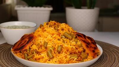  راز خوشمزه شدن لوبیا پلو خانگی با ادویه های خاص و عطر زعفران !