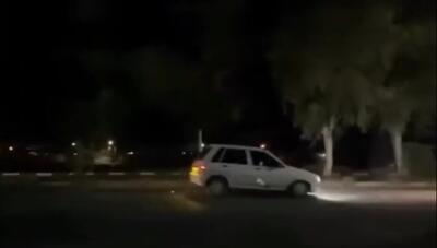  پرواز با ماشین در مهران + فیلم