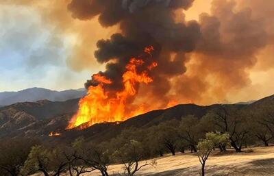  آتش‌سوزی گسترده در جنگل‌های جاده چالوس/ سازمان محیط زیست درخواست کمک فوری کرد