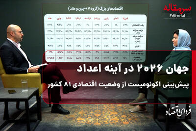  جهان ۲۰۲۶ در آینه اعداد؛ پیش‌بینی اکونومیست از وضعیت اقتصادی ۸۱ کشور