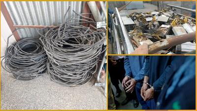  دستگیری ۵۰ سارق تجهیزات شبکه توزیع نیروی برق