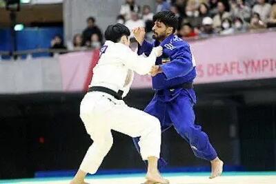  امیرمحمد دفتری در جایگاه پنجم مسابقات جودو ایستاد 