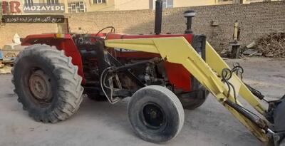  مزایده عمومی زیر قیمت سنددار 2 دستگاه وانت دوکابین 89 و تراکتور بیل بکهو (شورای بخش )