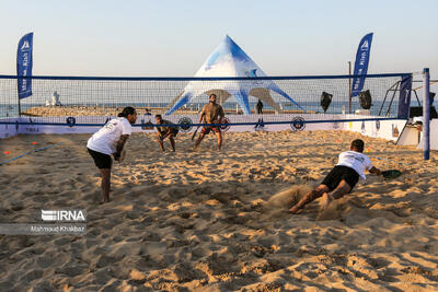  صعود ۲۰ تیم به مرحله دوم رقابت‌های بین‌المللی تنیس ساحلی کیش
