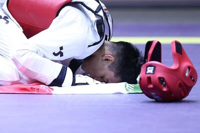  چهار مدال رنگارنگ تکواندوکاران ایران؛ علی‌مرادیان طلا ضرب کرد