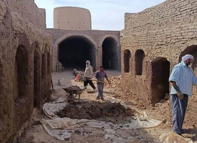  مرمت قلعه تاریخی شهرآباد بافق آغاز شد