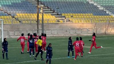  یکی از گل‌های بانوان پرسپولیس مقابل یاسام
