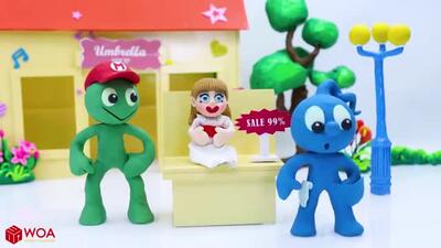  انیمیشن خمیر بازی السا و آنا | کمک به مینیون ها