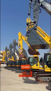  واردات بیل میکانیکی از برند های معروف کوماتسو، کاترپیلار، هیوندای و ولوو