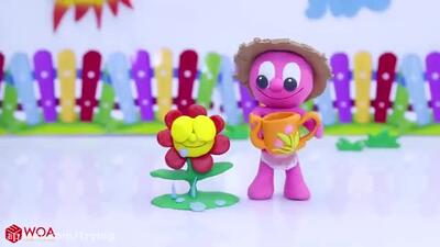  کارتون خمیر بازی کودکانه جدید | شنل قرمزی و گرگ سیاه