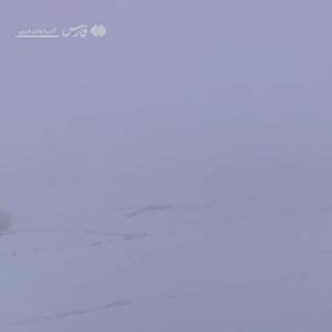  بارش برف در سلماس آذربایجان غربی