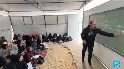  کلاس‌های درس غزه در سایه نبرد با کابوس روانی جنگ با صهیونیست‌ها