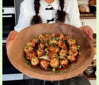  یک پیش غذا شیک و مهمونی پسند برای شب یلدا 1404 | طرز تهیه توپک یوفکایی فقط با 3 مواد اولیه ارزون قیمت