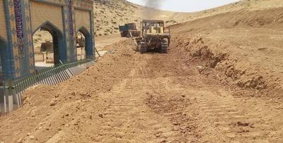  اجرای بیش از ۶۷ هزار مترمکعب عملیات راهداری در روستای ابواسحاق