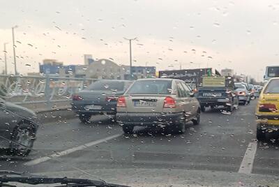  بارش شدید باران در دهلران