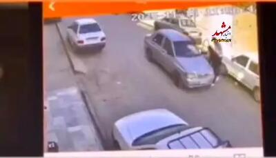  زیر گرفتن دانش‌آموز مشهدی توسط خانم راننده! + ویدئو