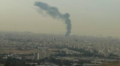  تصاویر آتش سوزی عظیم در تهران
