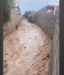  بارش ۵۲ میلی‌متری باران در آبدانان استان ایلام خسارت به بار آورد