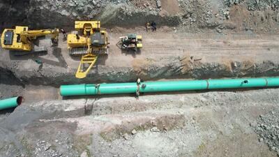  پیشرفت ۷۷ درصدی مسیرسازی انتقال آب دریای عمان در خراسان جنوبی