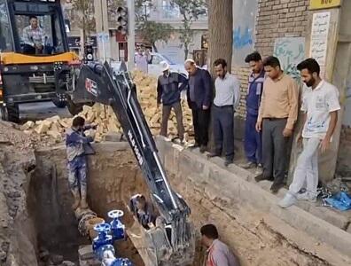  بهبود پایداری شبکه آبرسانی اراک با نصب ۱۳ شیر فشارشکن