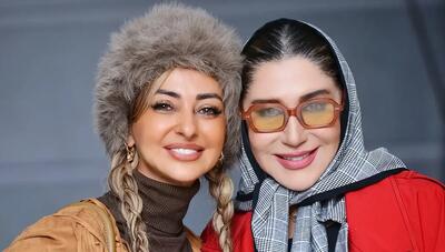  از کلاه خز تا میکی‌موس؛ مد خیابانی «نسیم ادبی و نفیسه روشن» در پردیس فرهنگ! (عکس)