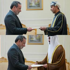  آغاز به کار سفرای جدید عمان و امارات در تهران (عکس)