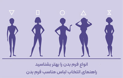  فرم بدنت رو میشناسی؟ اینجا متوجه میشی چه لباسی بهت میاد