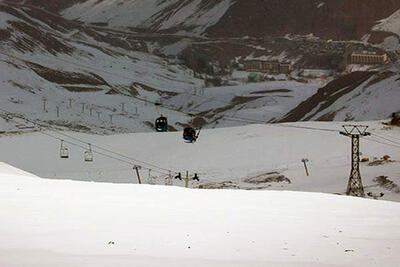  تصاویر زیبا از بارش دومین برف پاییزی در توچال