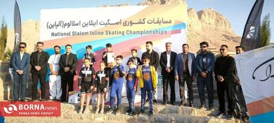  افتخارآفرینی پسران خراسان رضوی در مسابقات کشوری اسکیت آلپاین/ یک مدال نقره و چهار مدال برنز