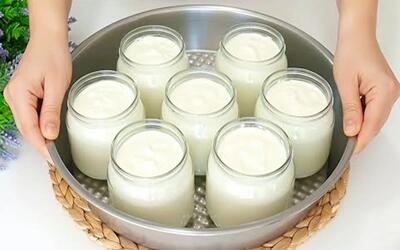  طرز تهیه ماست سنگی در بطری های شیشه ای