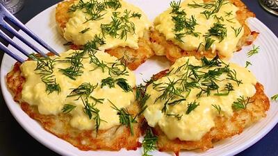  طرز تهیه ناهار رستورانی با سیب زمینی رنده شده