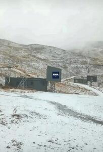  عکس/ پیست اسکی دیزین پس از اولین برف پاییزی | اقتصاد24