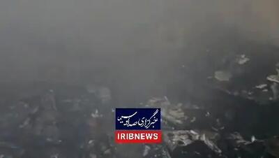  ببینید | آتش‌سوزی در کارگاه رنگرزی شهرک گلریز؛ یک نفر جان باخت