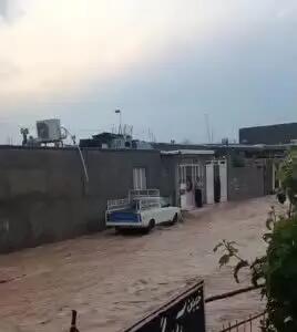  ببینید | تصاویری از جاری شدن سیل در آبدانان