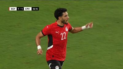  گل اول مصر به کیپ ورد (عمر مرموش)