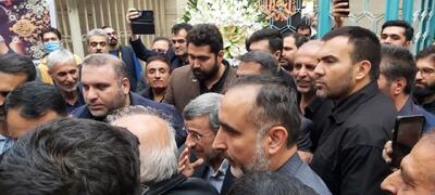  برگزاری مراسم ترحیم خواهر محمود احمدی‌نژاد + تصاویر