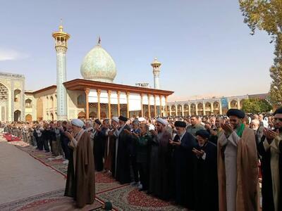  برگزاری اقامه نماز طلب باران در شیراز و فارس